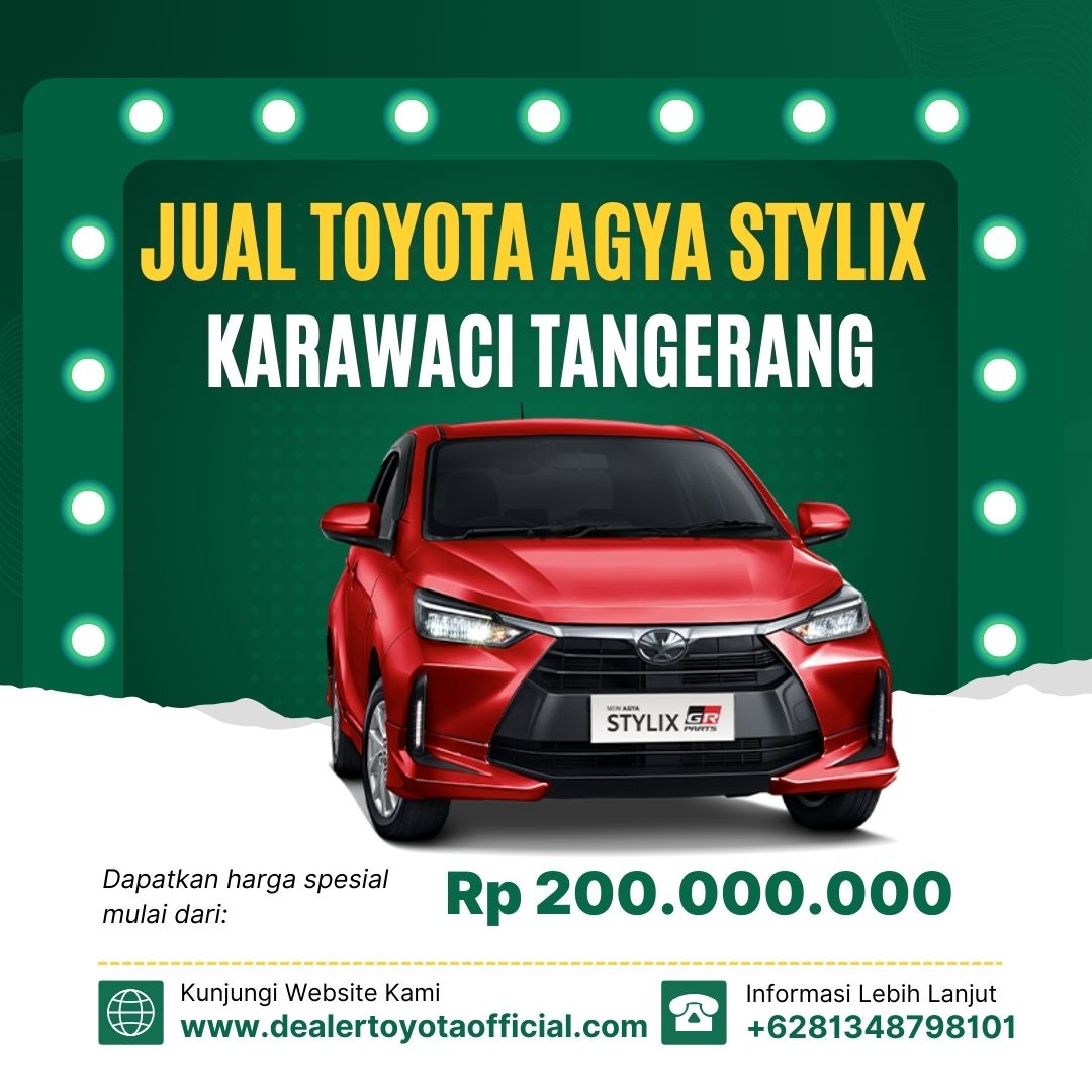 Jual Toyota Agya Stylix Karawaci Tangerang